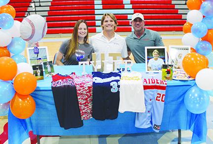 LUMBERTON ATHLETES SIGN COLLEGE PACTS