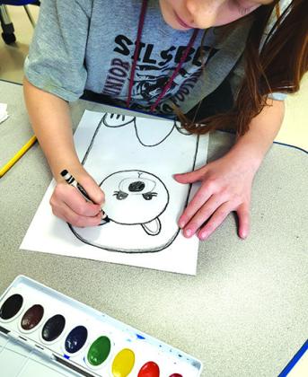The art work of students from all Silsbee schools and the First Baptist Academy will be on display at the Silsbee Public Library during library hours April 1-22.The public is invited to attend a reception for the student artists and their families from 10 a.m. to 1 p.m. this Saturday. Courtesy Photo
