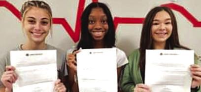 Brooke Jeansonne, G’Kya Stimpson and Kennedy Lockhart have been chosen to participate in the Nightingale Experience at Lamar University
