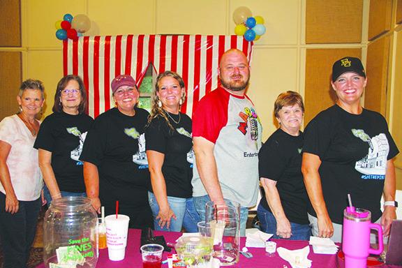 The 2023 Taste of Silsbee was held Monday, August 7 at Silsbee Methodist Church. Many attended to enjoy local food vendors from the area. From left are coordinators Kathy Watson, Janie Hopkins, Wendy Rogers, Melissa Smart - Silsbee Chamber Director, John Marble, Joyce Overbey and Christy Brown. Amy Gonzales Photo