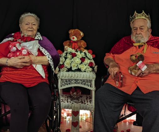 Robert Douget and Elizabeth Guidry were chosen as Silsbee Oaks 2023 Valentine’s Day King and Queen.