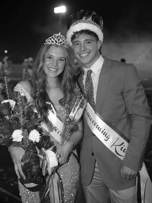 Lumberton High School 2022 Homecoming King and Queen Beau Waldrop and Avery McFarland. Photo by Brent Guidry