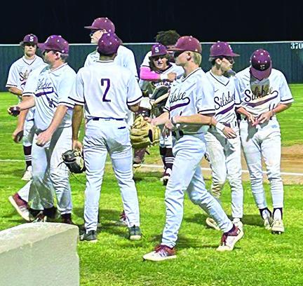 The Silsbee Tigers celebrate after defeating the Jasper Bulldogs 4-2. John Marble photo