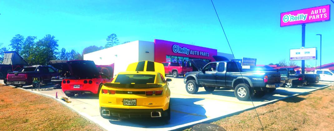 O’Reilly’s Auto Parts in Kountze, celebrated its Grand Opening Saturday, January 20, with a car show and sales throughout the store. Car enthusiasts from the area attended the event with their classic automobiles. In store sales continue through January 30. Courtesy photo
