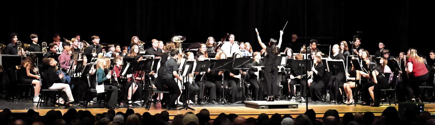 Silsbee middle school band students showcased their talents at the ATSSB All Region Band Concert