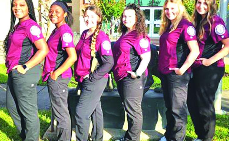 Six Silsbee High School students have passed their Patient Care Tech National Certification requirements. They are Emillie Auer, Kenzie Fowler, JaKayla Harmon, Sydney Bird, McKenna Coburn and Bra’Daija Henry. Courtesy Photo