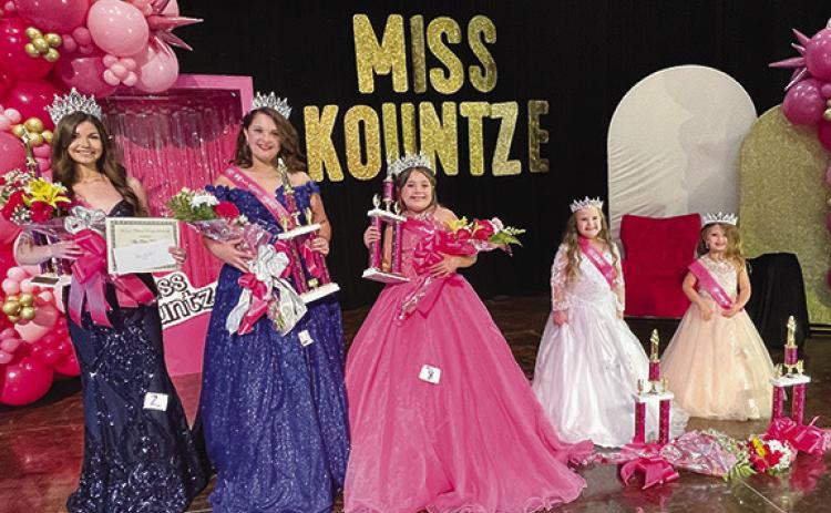 Miss Kountze Pageant winners selected