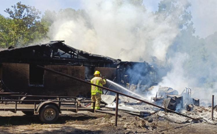 Home near Silsbee is destroyed by fire
