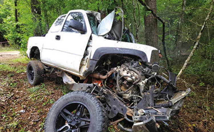 Christopher Venable Jr.,25,of Silsbee,was arrested by Tyler County and Texas State Parks law enforcement officers after the stolen pickup truck he was driving crashed into a tree, ending a chase just north of the Hardin County line in Tyler County.The wreck occurred on County Road 4700, just before County Road 4748.
