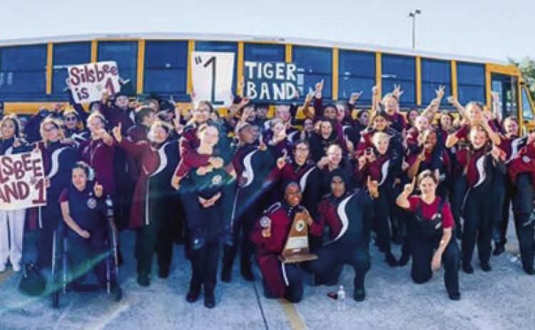 The Silsbee High School Tiger Band earned straight ones (all Superior ratings) from the judges last Saturday at the Region 10 UIL Marching Band Contest.The band advances to the Area C Marching Contest this coming Saturday in Lindale.Todd Patterson, band director, said the Tiger band had “incredible performances” at the regional contest. Courtesy Photo